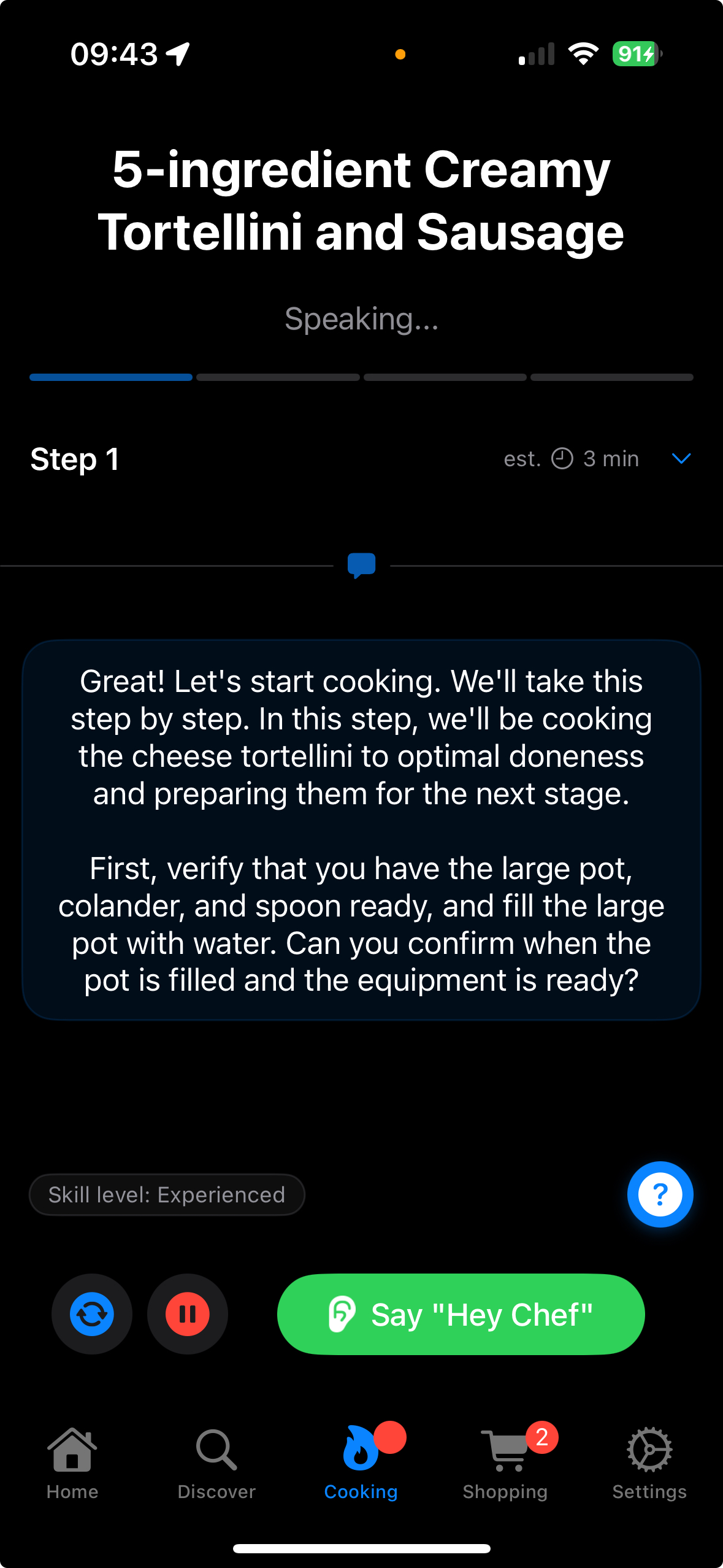 Live Cooking Session